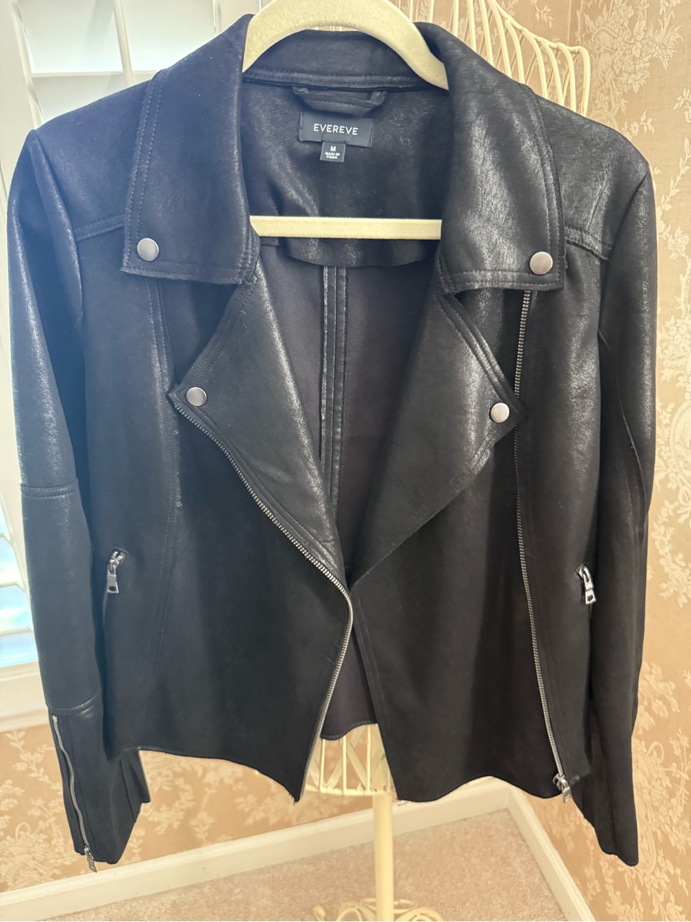 Evereve Black Martin Moto Jacket